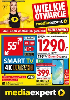 Pogląd oferty "Mediaexpert Gazetka - Wielkie otwarcie Zdzieszowice" - ważna od 04.12.2025