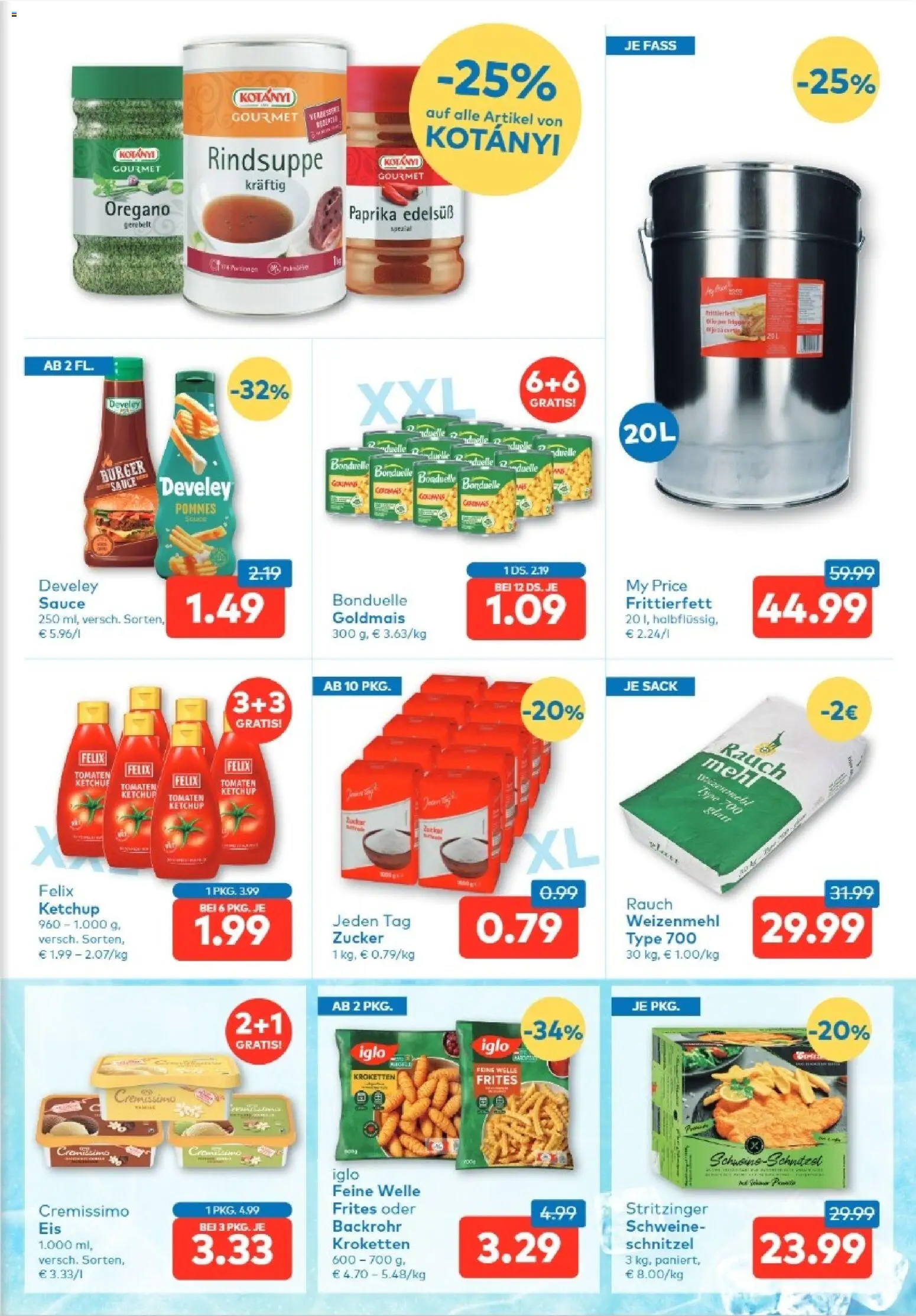 T&G Salzburg gültig ab 23.04.2026 | Seite: 3 | Produkte: Ketchup, Zucker, Tomaten