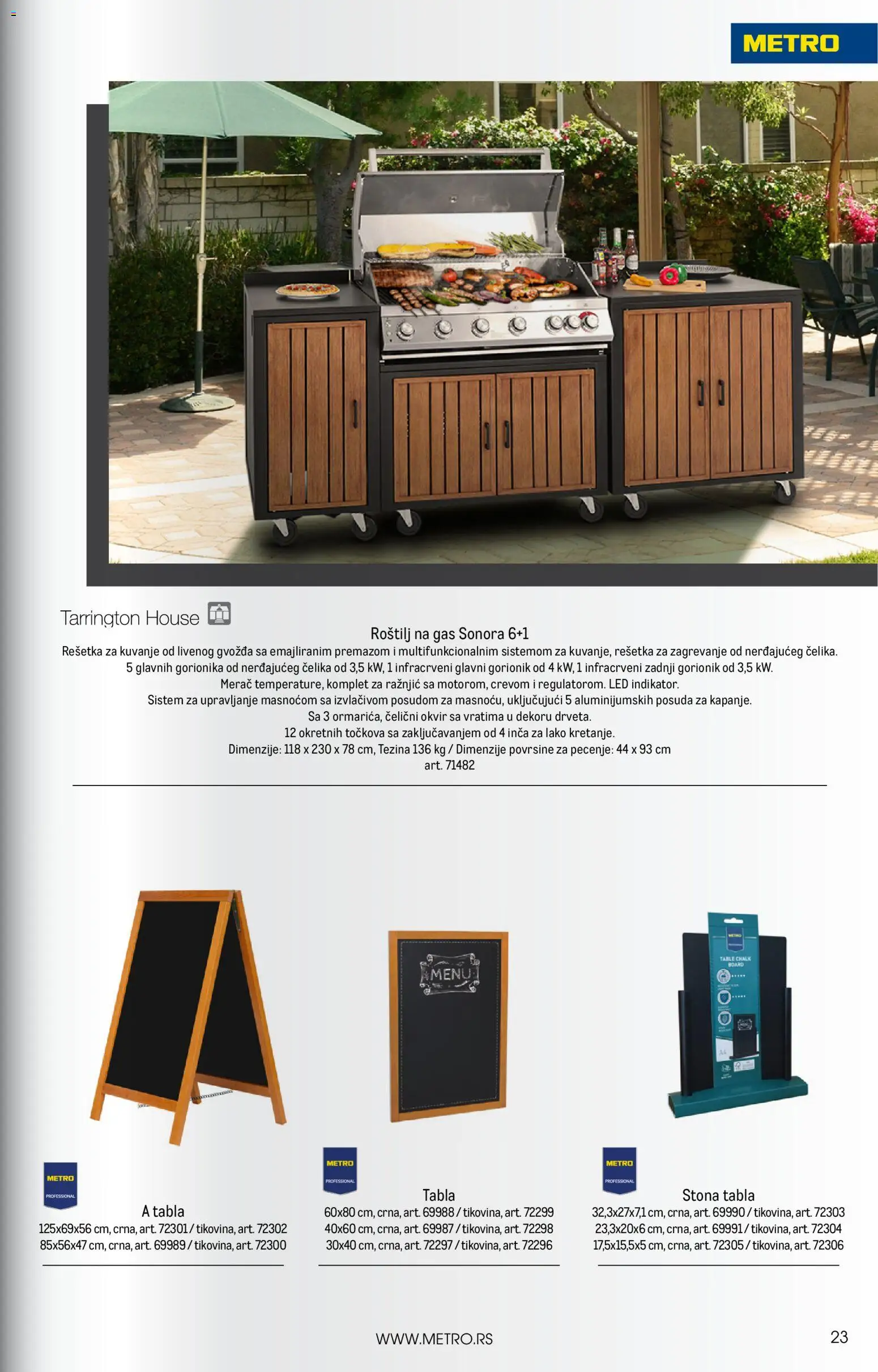 Metro katalog - važi od 01.05.2026 | Strana: 23 | Proizvode: Rešetka, Roštilj