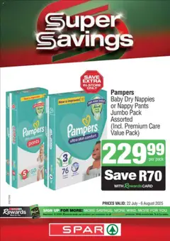 KWIKSPAR Specials │ valid from 22.07.2025 | Page: 16 | Products: Pants, Nappies