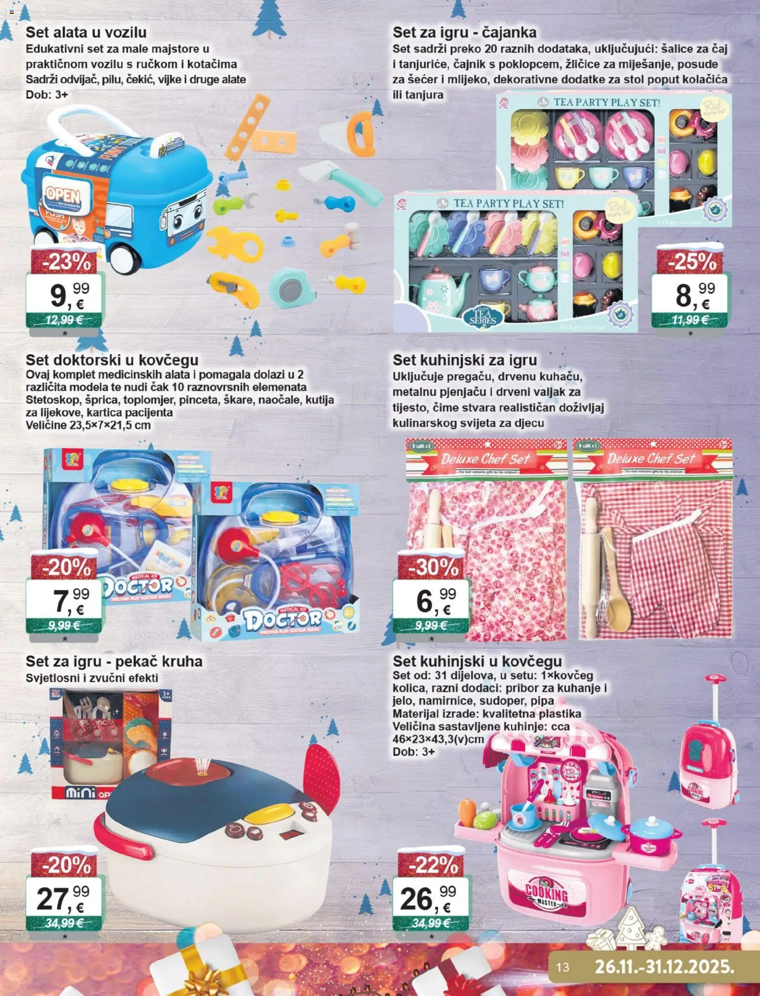 KTC katalog | vrijedi od 26.11.2025 | Stranica: 13 | Proizvodi: Stol, Kutija, Čaj, Šećer