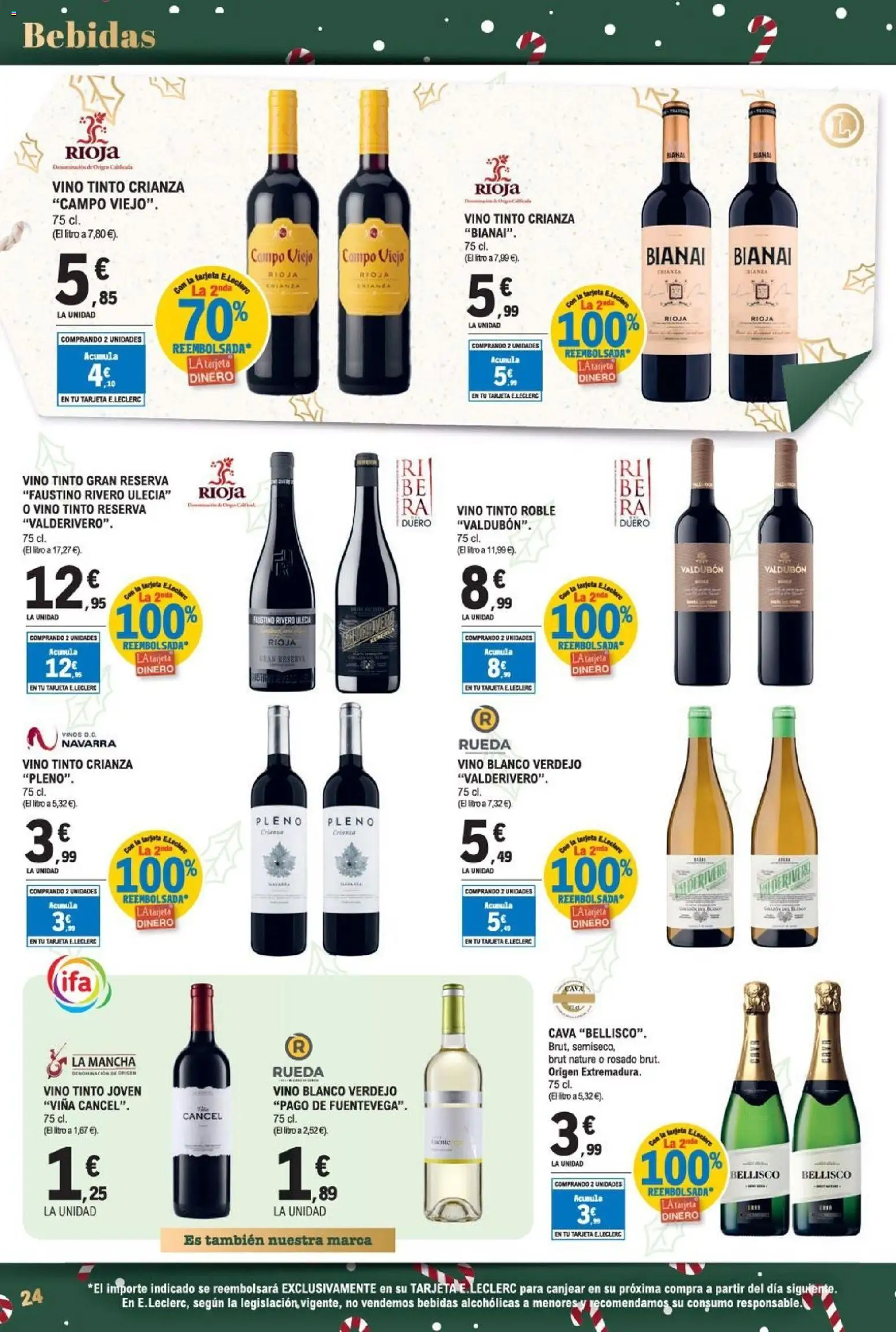 E.Leclerc folleto │ válido desde el 03.12.2025 | Página: 24 | Productos: Vino