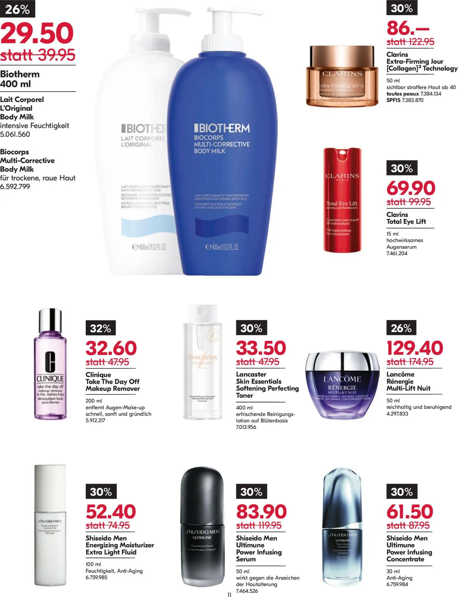 Import Parfumerie Aktionen – gültig ab 19.02.2026 | Seite: 39 | Produkte: Serum, Augenserum, Body Milk, Toner