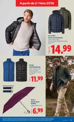 Pré-visualização Livergy Colete Acolchoado, Exterior: 100% poliamida Forro/ acolchoado: 100% poliéster (reciclado) Tam. M ao XL válido de 27.10.2025 | Página: 3