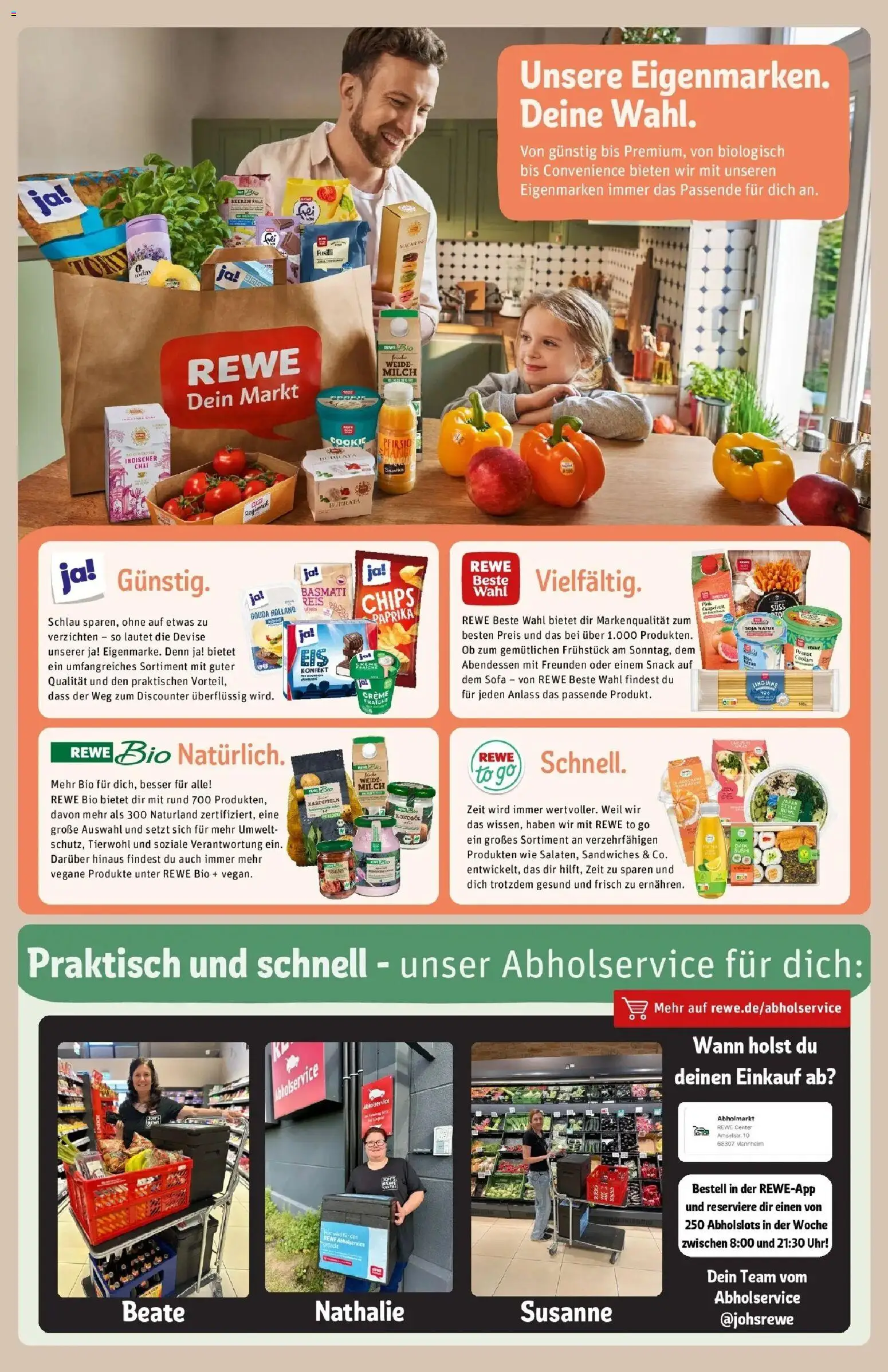 Rewe Prospekt Mannheim	 – gültig ab 30.03.2026 | Seite: 30 | Produkte: Gouda, Creme, Kartoffeln, Eis