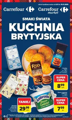 Pogląd oferty "Carrefour Gazetka - Kuchnia brytyjska" - ważna od 04.11.2025