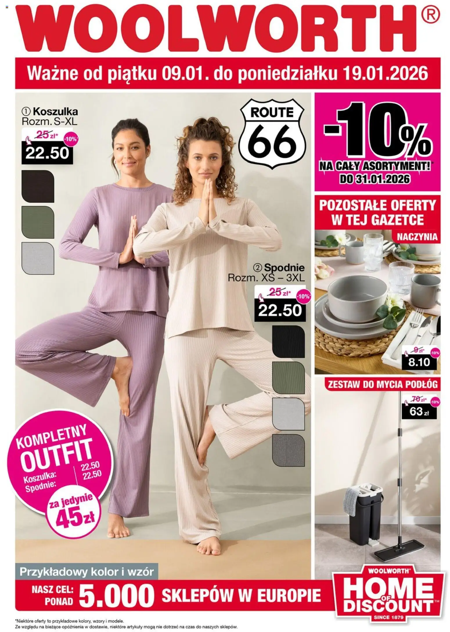 Woolworth Gazetka od 09.01.2026 | Strona: 1 | Produkty: Spodnie