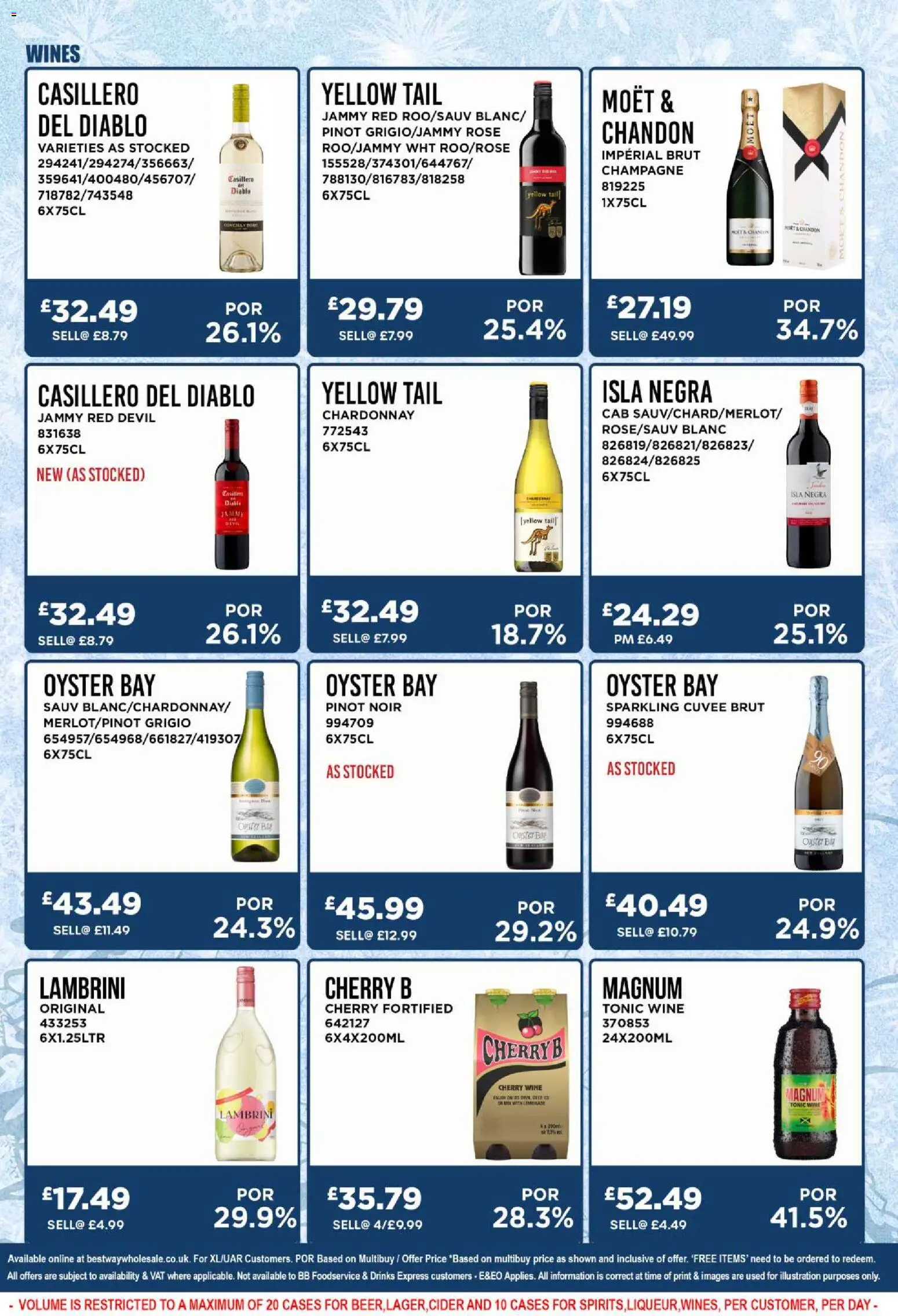 {H1} | Page: 20 | Products: Wine, Champagne