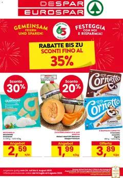 Anteprima del volantino Despar Bolzano catalogo valido a partire dal 24.07.2025