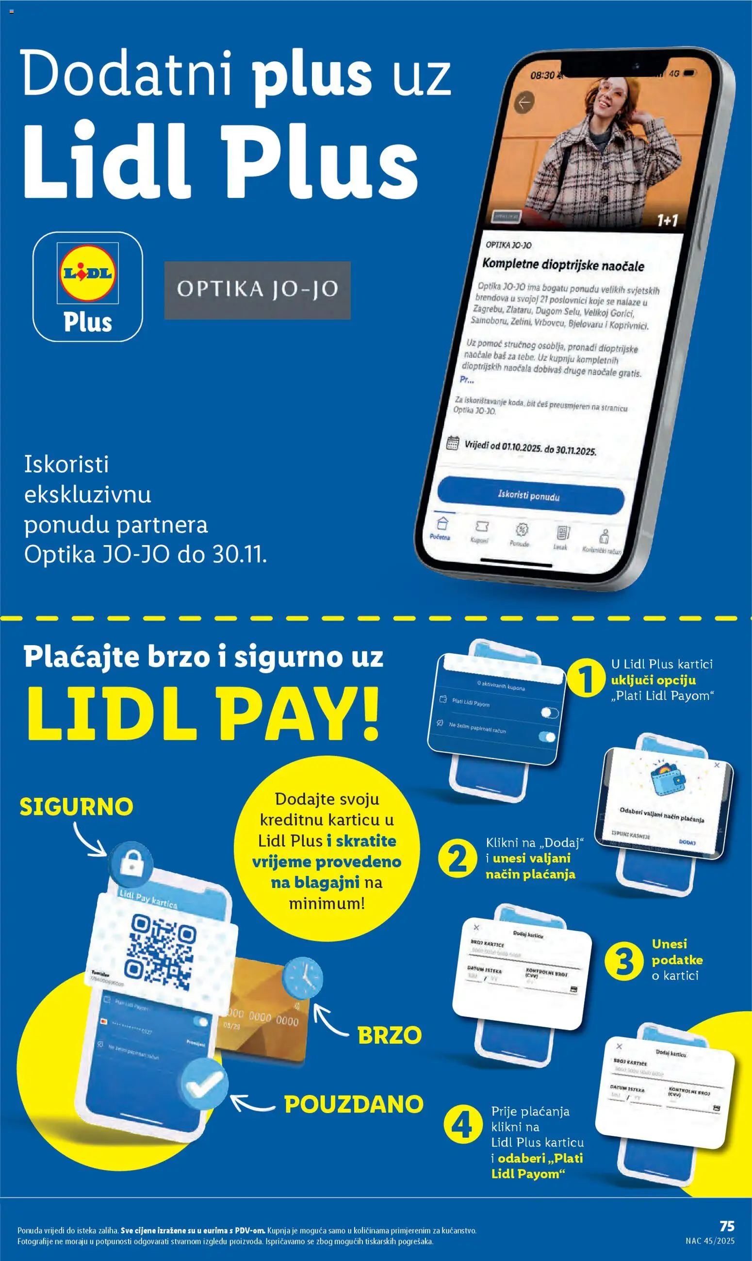 Lidl katalog | vrijedi od 03.11.2025 | Stranica: 75 | Proizvodi: Naočale