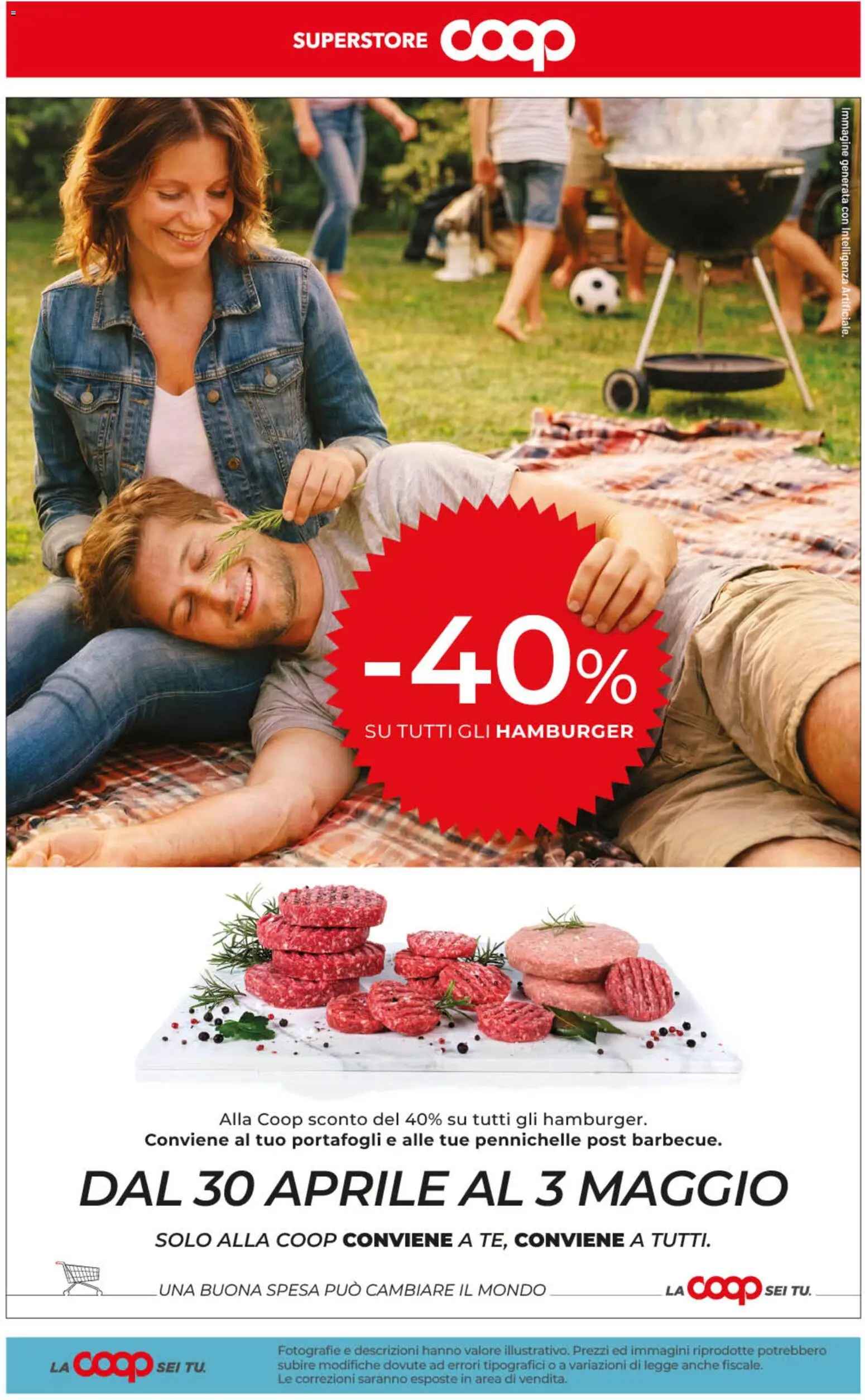 Volantino COOP del 28.04.2026 | Pagina: 53 | Prodotti: Hamburger