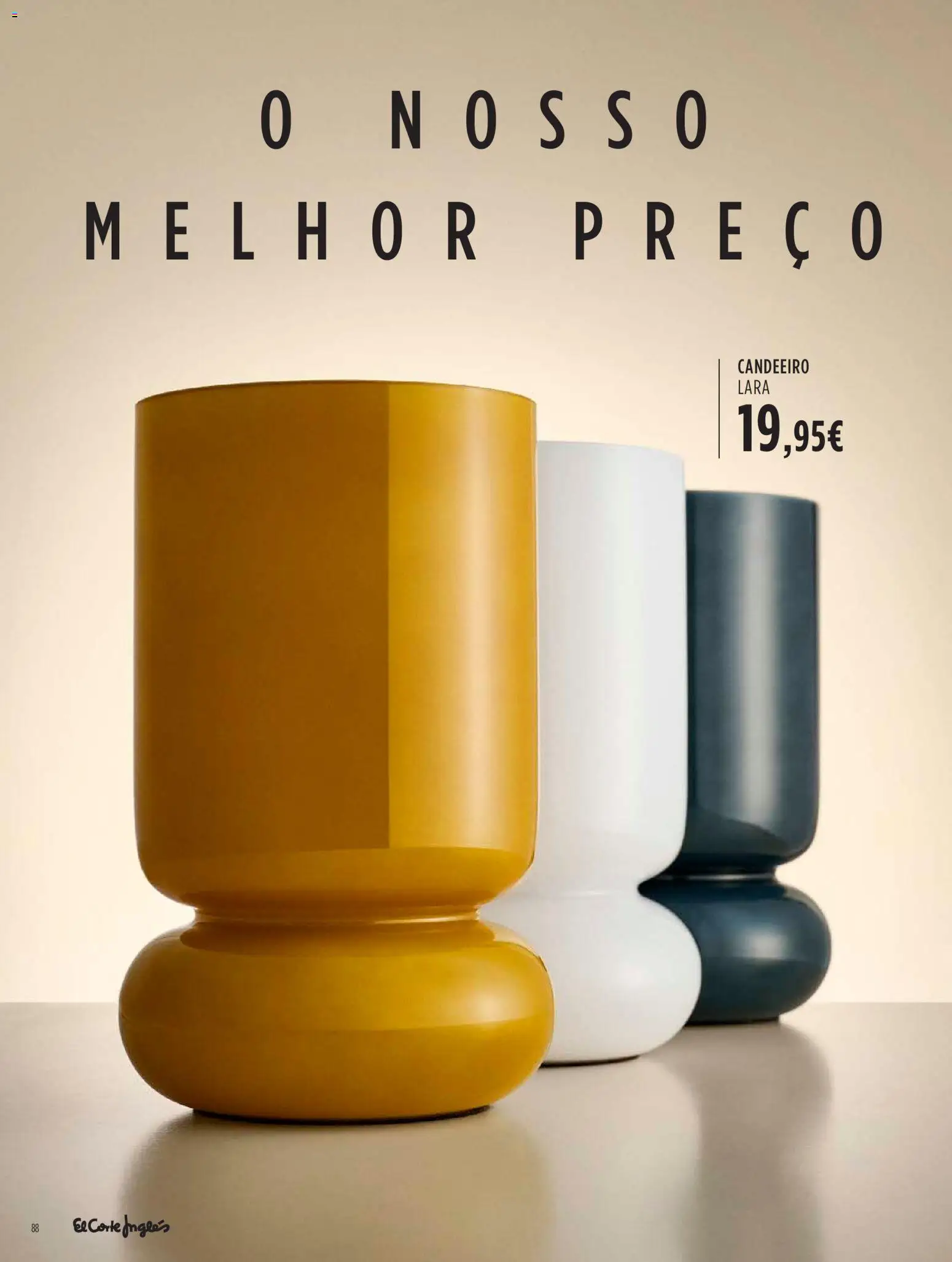 El Corte Ingles Decora │ válido de 23.10.2025 | Página: 88 | Produtos: Candeeiro