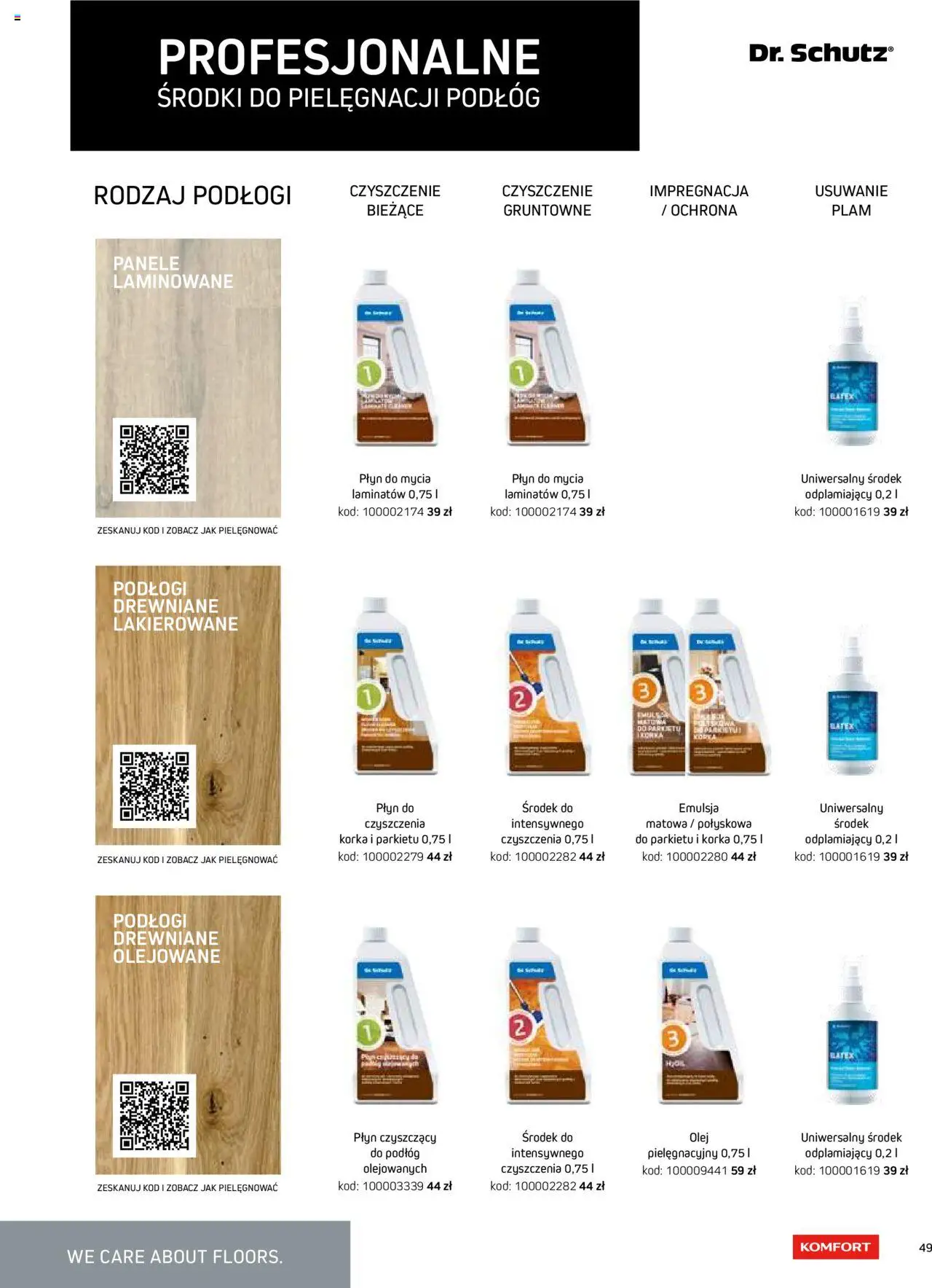 Komfort Gazetka - Katalog Podłogi I Drzwi od 26.06.2024 | Strona: 49 | Produkty: Olej
