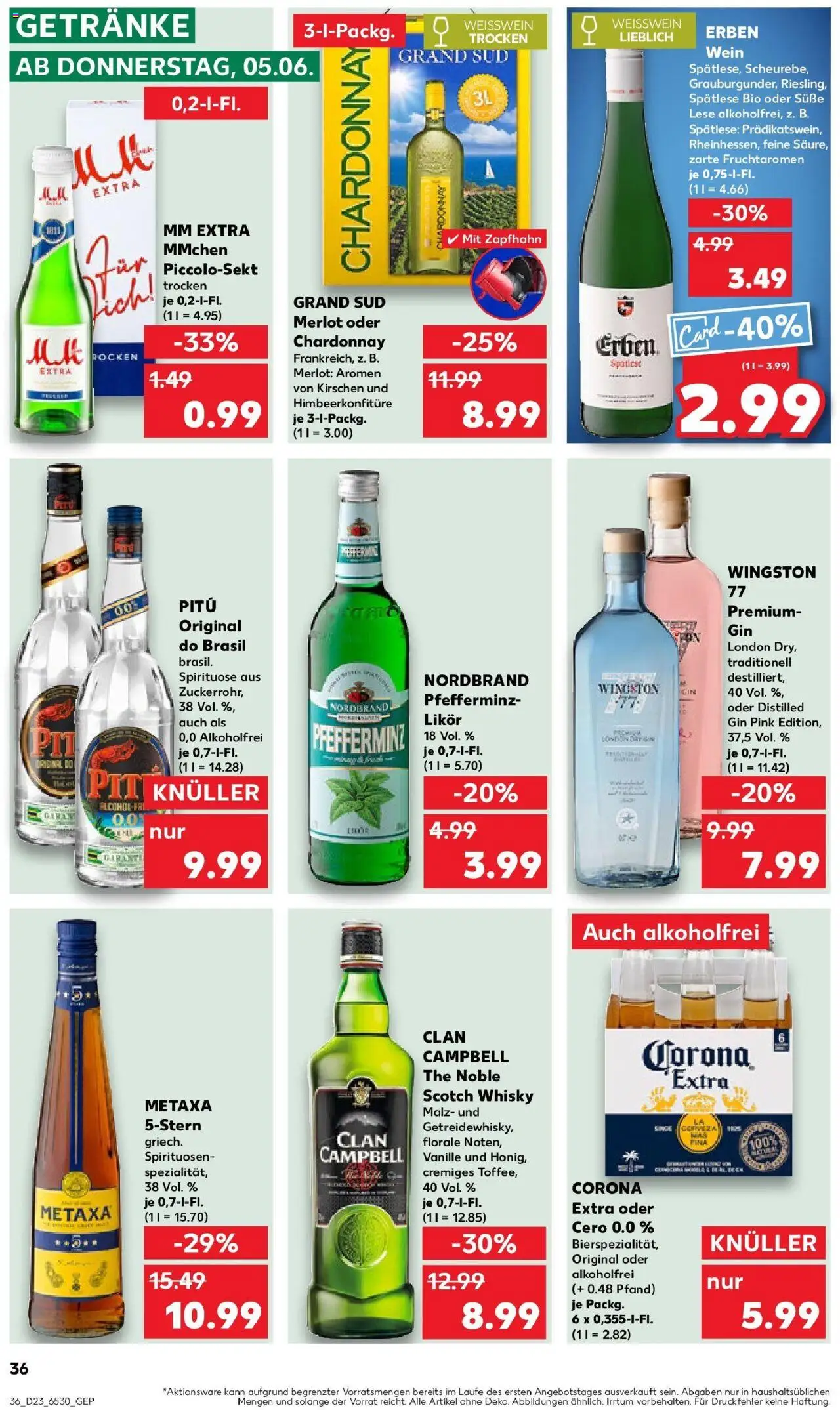 Kaufland prospekt Pasewalk	 - gültig ab dem 09.06.2025 | Seite: 51 | Produkte: Weißwein, Merlot, Kirschen, Wein