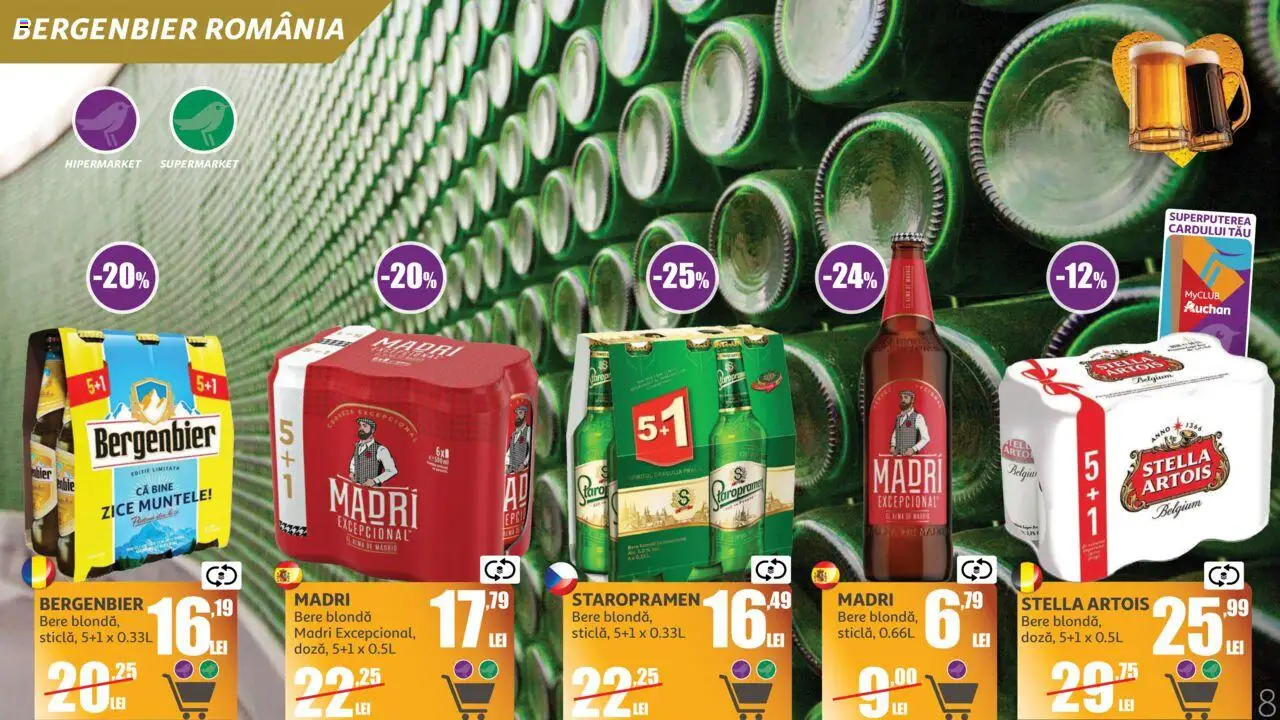 Auchan catalog - Marelui Târg de Bere – valabil de la 11.06.2025 | Pagină: 8 | Produse: Pară, Bere, Plastik Kulübe
