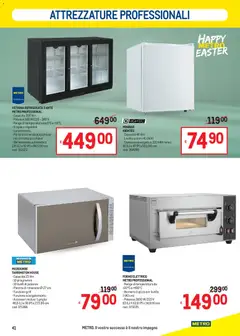 Anteprima del volantino Metro volantino valido a partire dal 19.03.2026 | Pagina: 41 | Prodotti: Microonde, Pizza, Griglia, Forno elettrico
