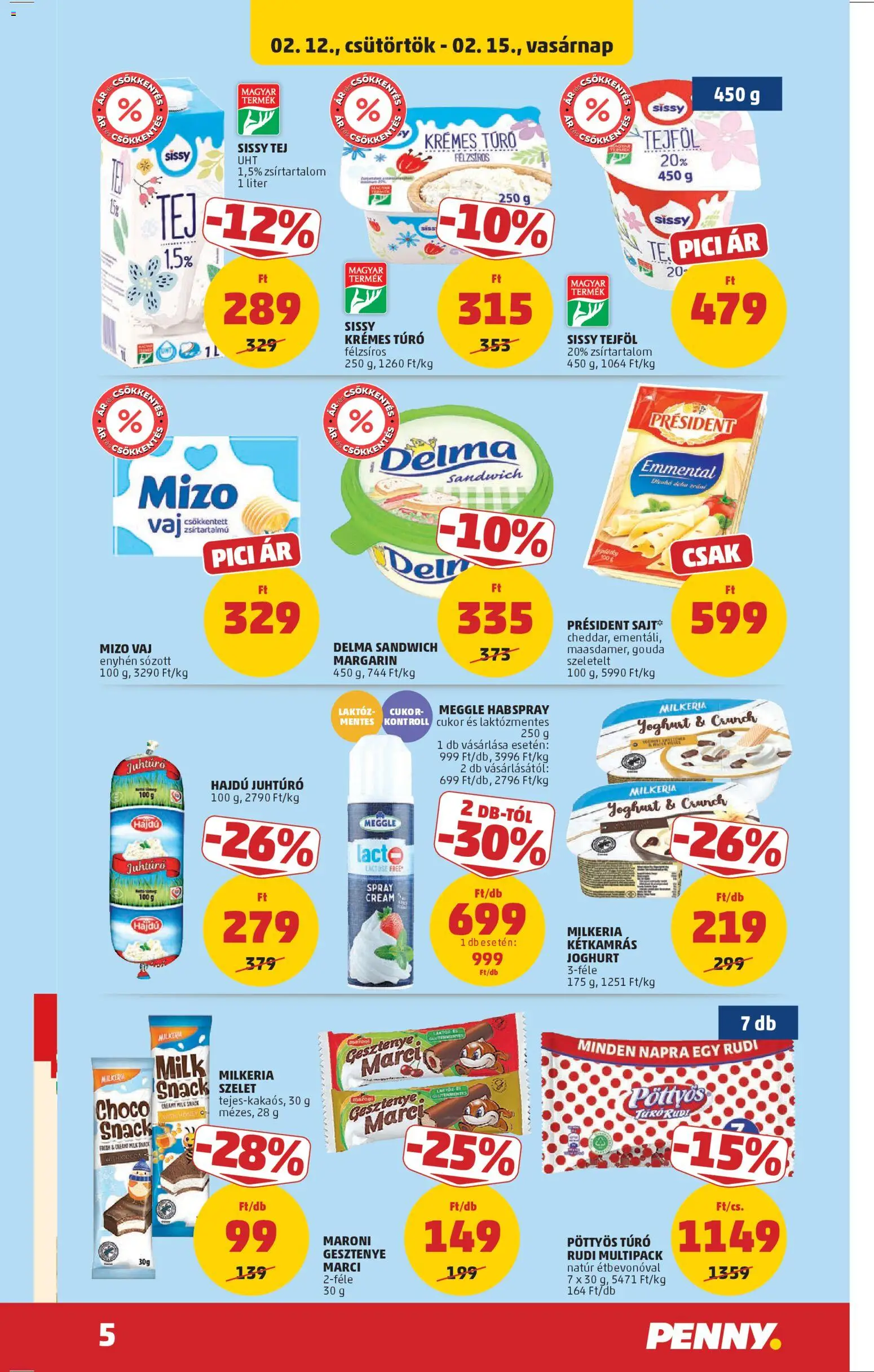 PENNY akciós ujság - amely érvényes a következő dátumtól: 12.02.2026 | Oldal: 7