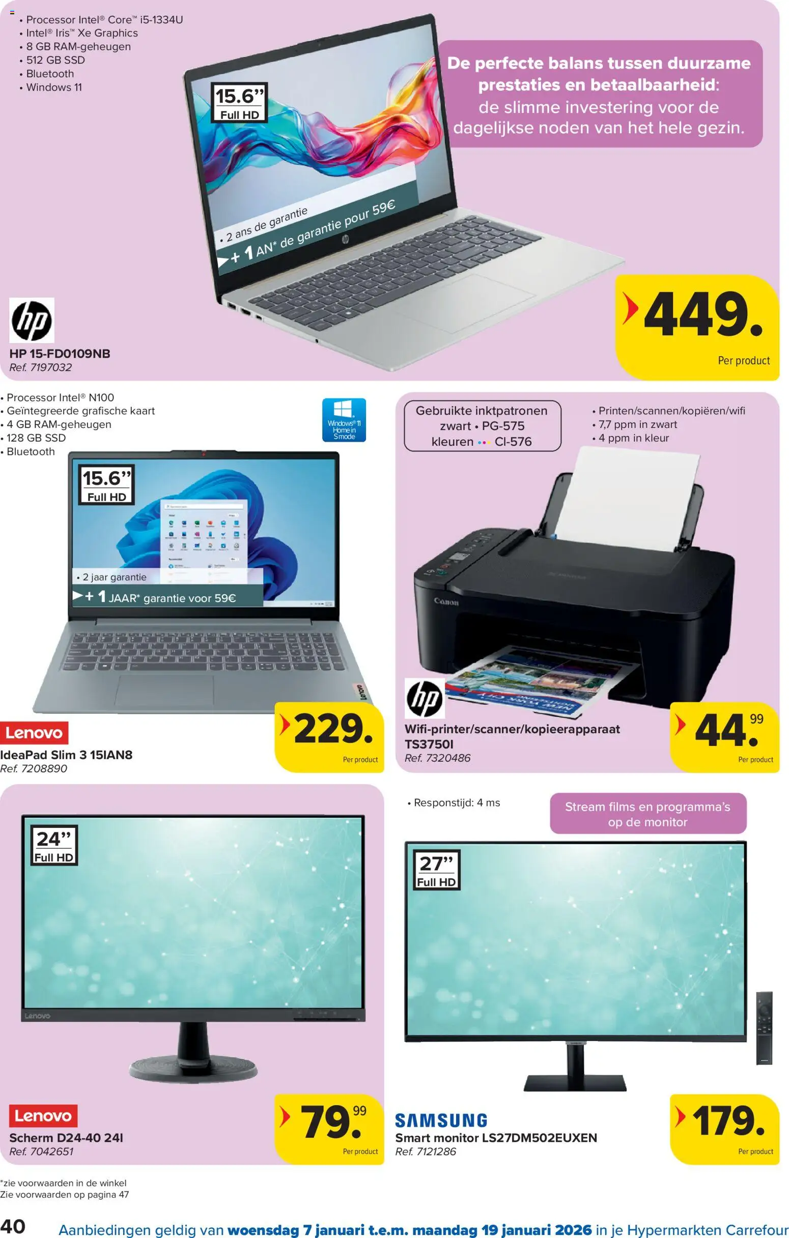 {H1} | Pagina: 40 | Producten: Monitor, Scherm, Bluetooth, Kaart