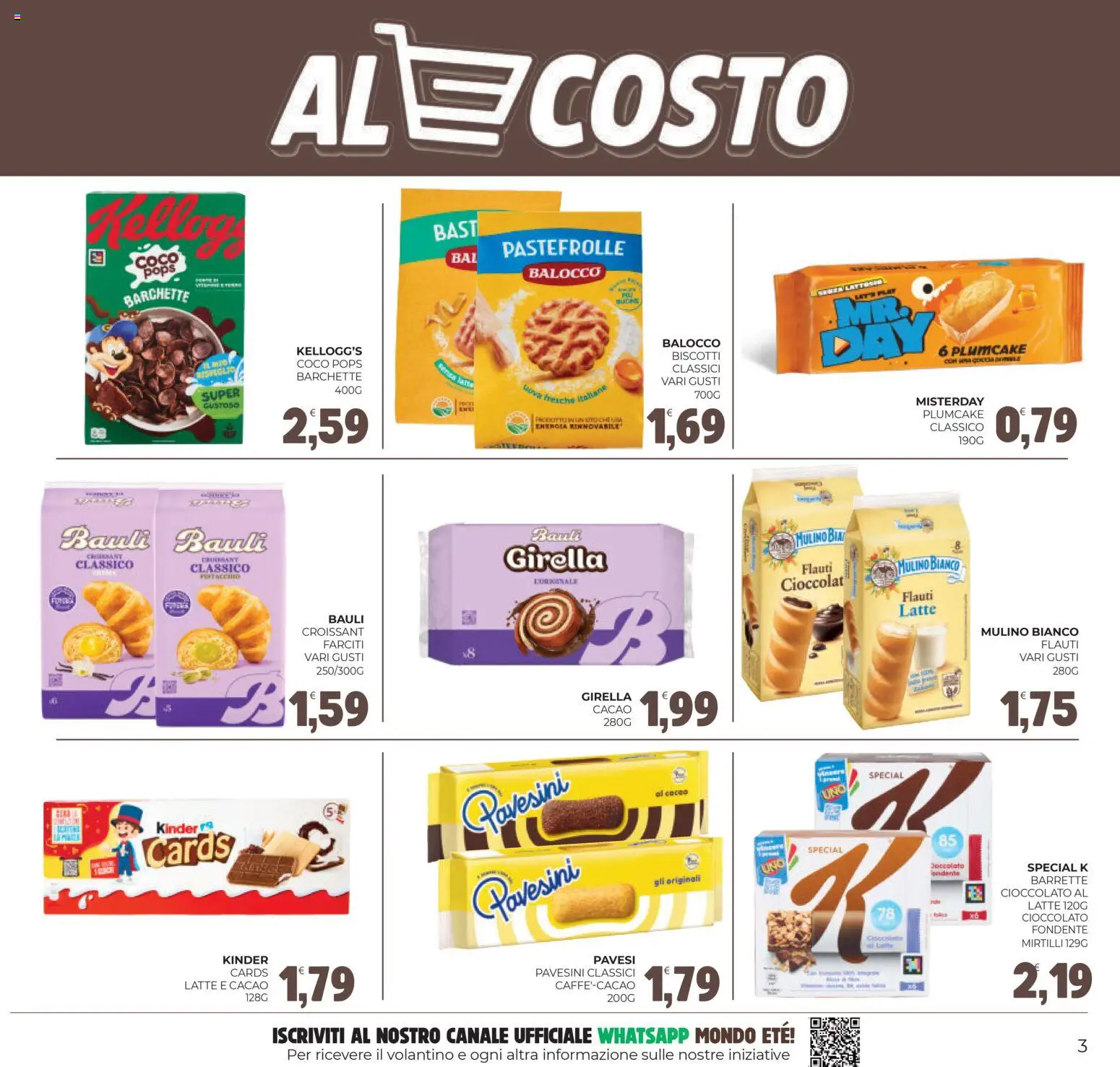 Volantino Eté del 18.02.2026 | Pagina: 3 | Prodotti: Biscotti, Latte, Mirtilli, Plumcake