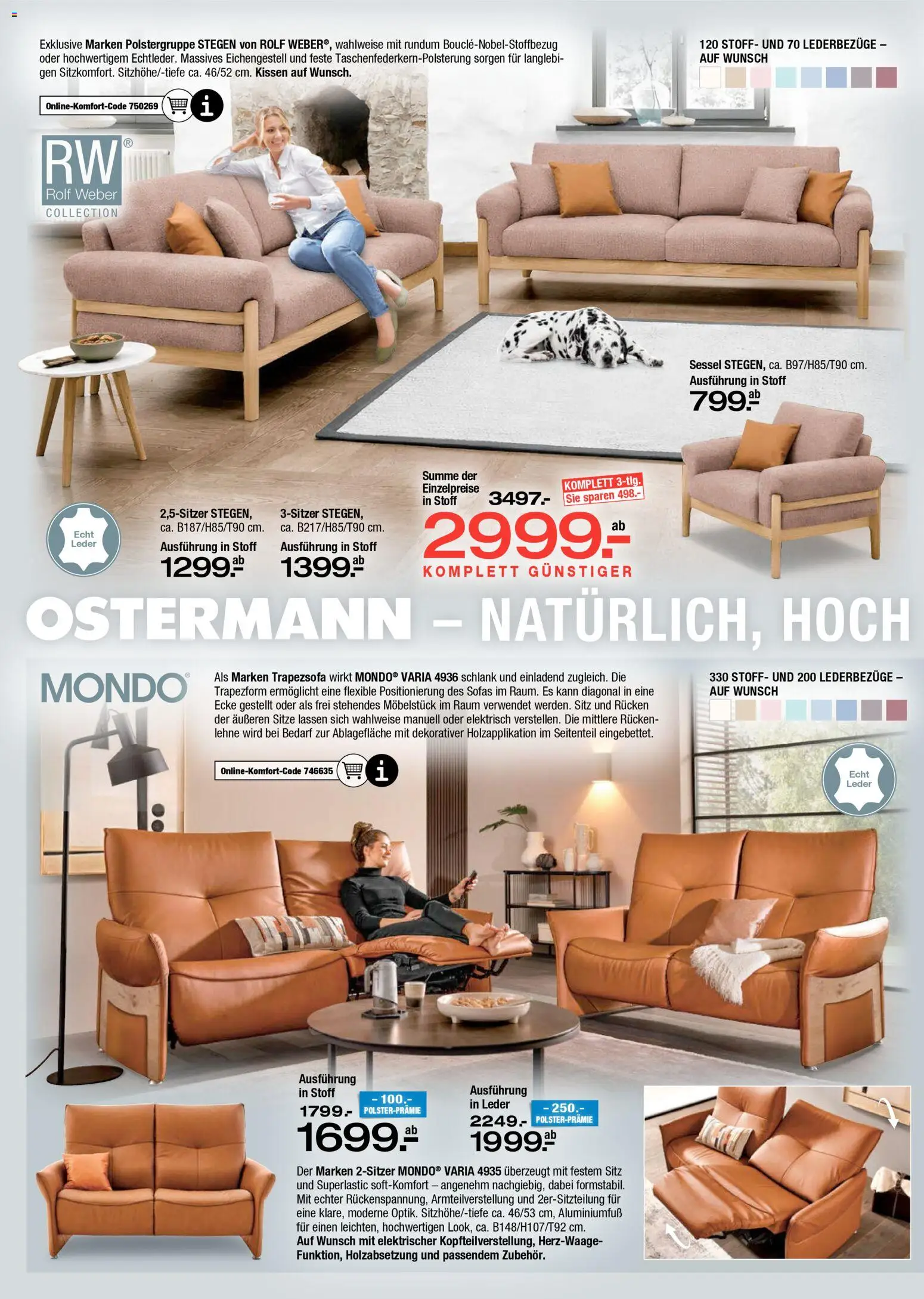 Ostermann Polster Spezial – gültig ab 19.03.2026 | Seite: 18 | Produkte: Kissen, Sessel