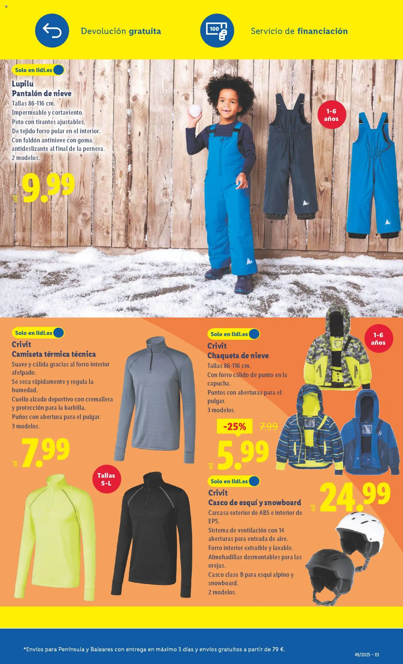 Lidl folleto de bazar │ válido desde el 01.12.2025 | Página: 27 | Productos: Chaqueta