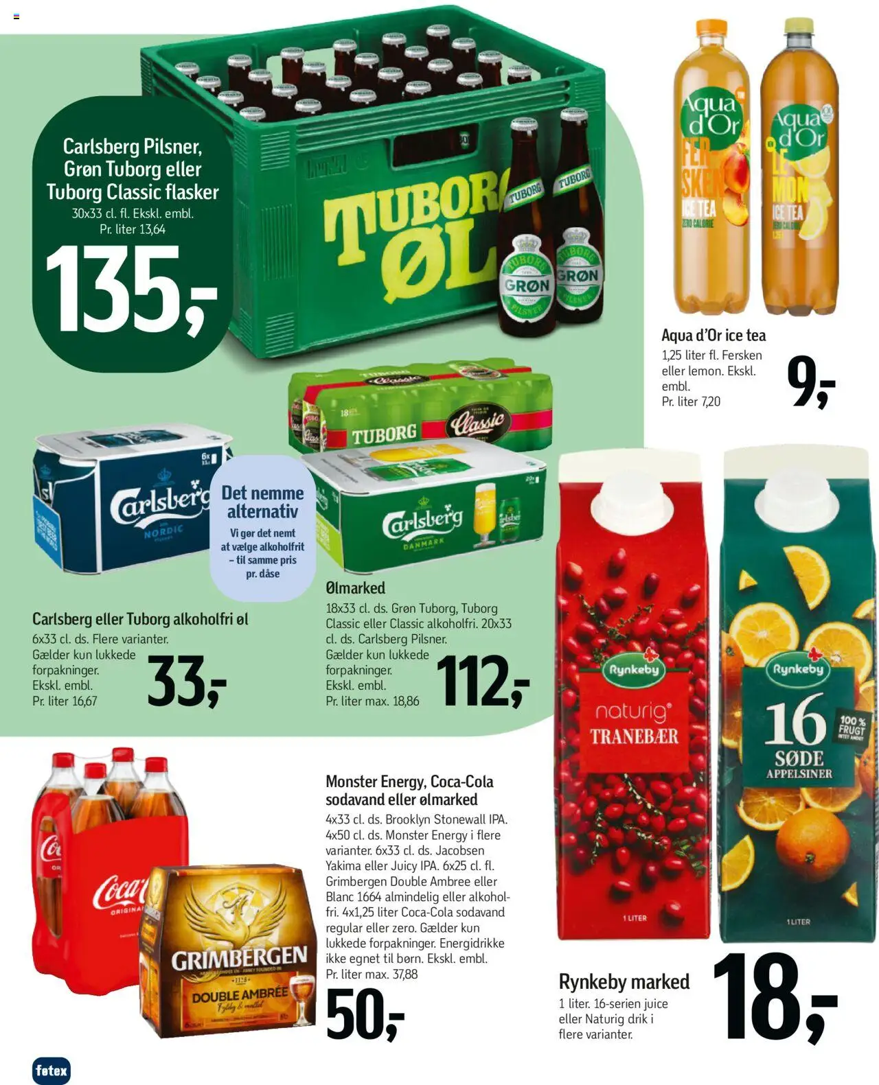 Føtex tilbudsavis – gyldig fra 10.10.2025 | Side: 53 | Produkter: Juice, Øl, Sodavand, Energidrikke