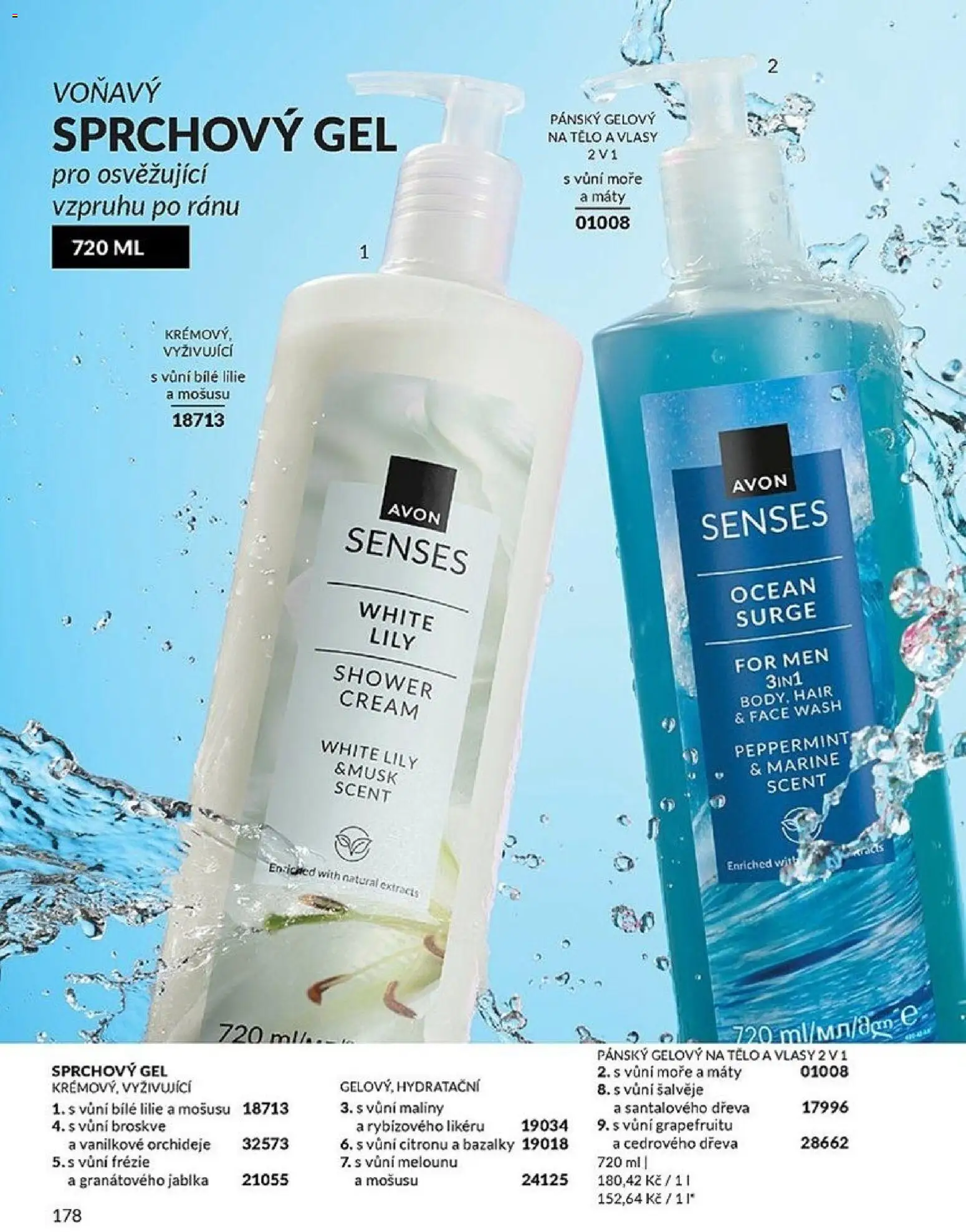 Avon Katalog 04/2026 od 01.04.2026 | Strana: 178 | Produkty: Sprchový gel, Jablka, Broskve, Maliny