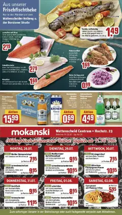 Rewe prospekt Bochum	 - gültig ab dem 27.07.2025 | Seite: 34 | Produkte: Benediktiner hell, Mayonnaise, Hackfleisch, Leberkase