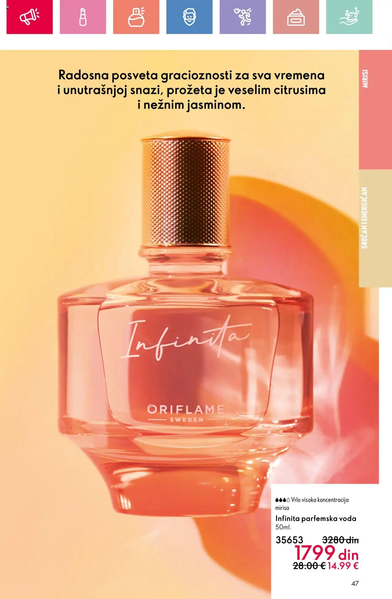 Oriflame katalog - važi od 22.06.2025 | Strana: 47 | Proizvode: Voda