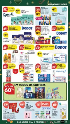 Pré-visualização Pingo Doce folheto válido de 16.12.2025 | Página: 59 | Produtos: Fraldas, Fraldas dodot, Banho, Xarope