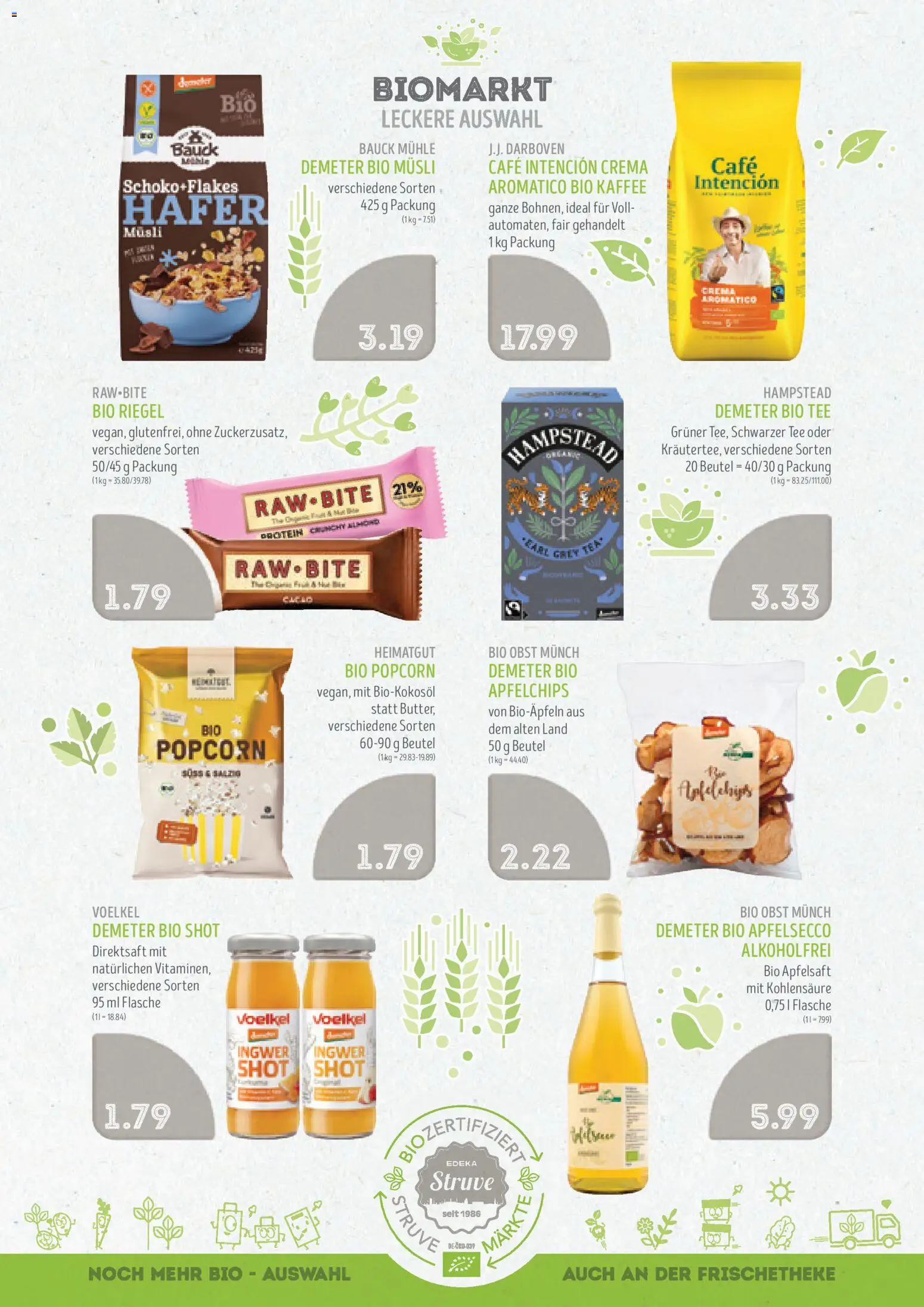 Edeka Struve Prospekt 	 – gültig ab 17.11.2025 | Seite: 9 | Produkte: Mühle, Kaffee, Apfelsaft, Obst