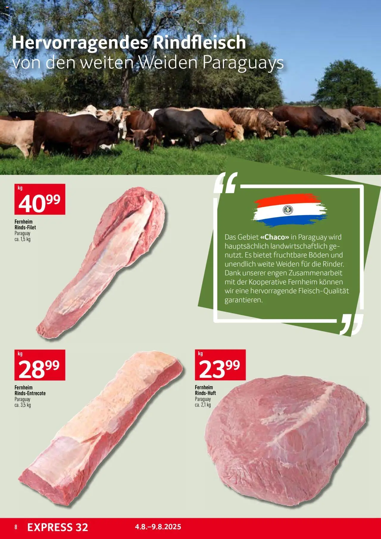 Prodega Aktionen ab 04.08.2025 | Seite: 8 | Produkte: Rindfleisch