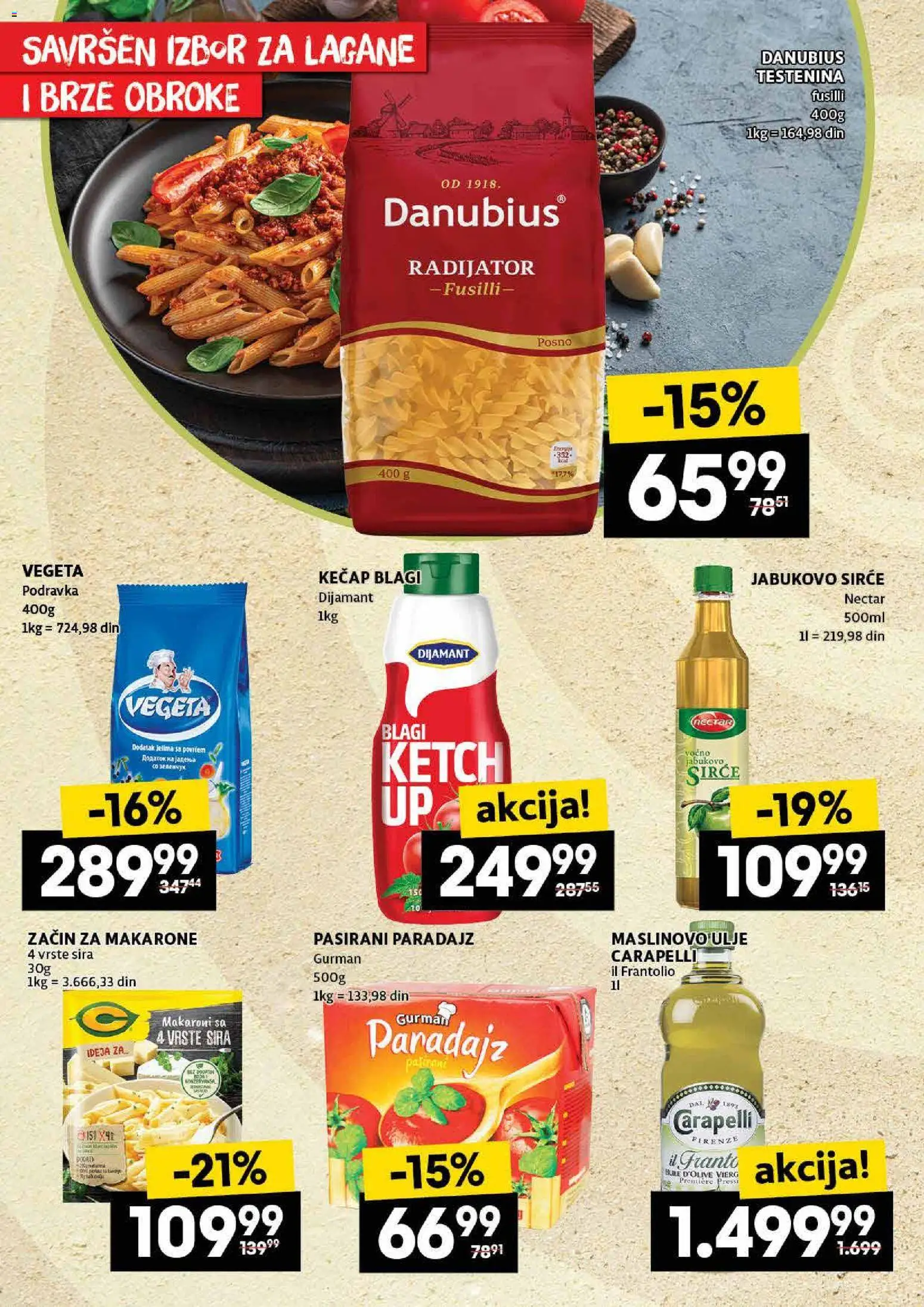 Idea katalog - važi od 23.10.2025 | Strana: 16 | Proizvode: Kečap, Radijator, Podravka, Paradajz