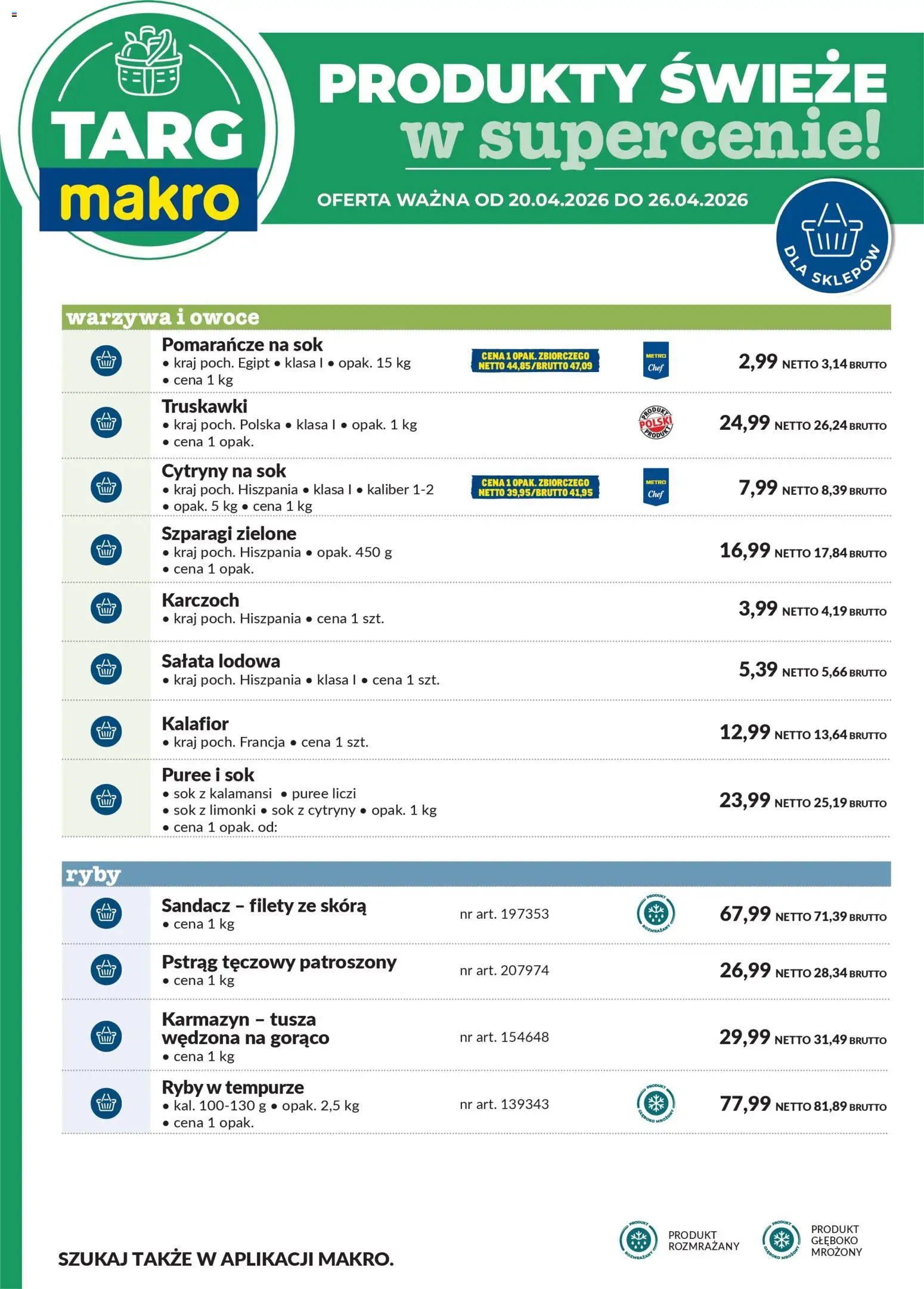 Makro gazetka - Oferta świeża w super cenach od 20.04.2026 | Strona: 6