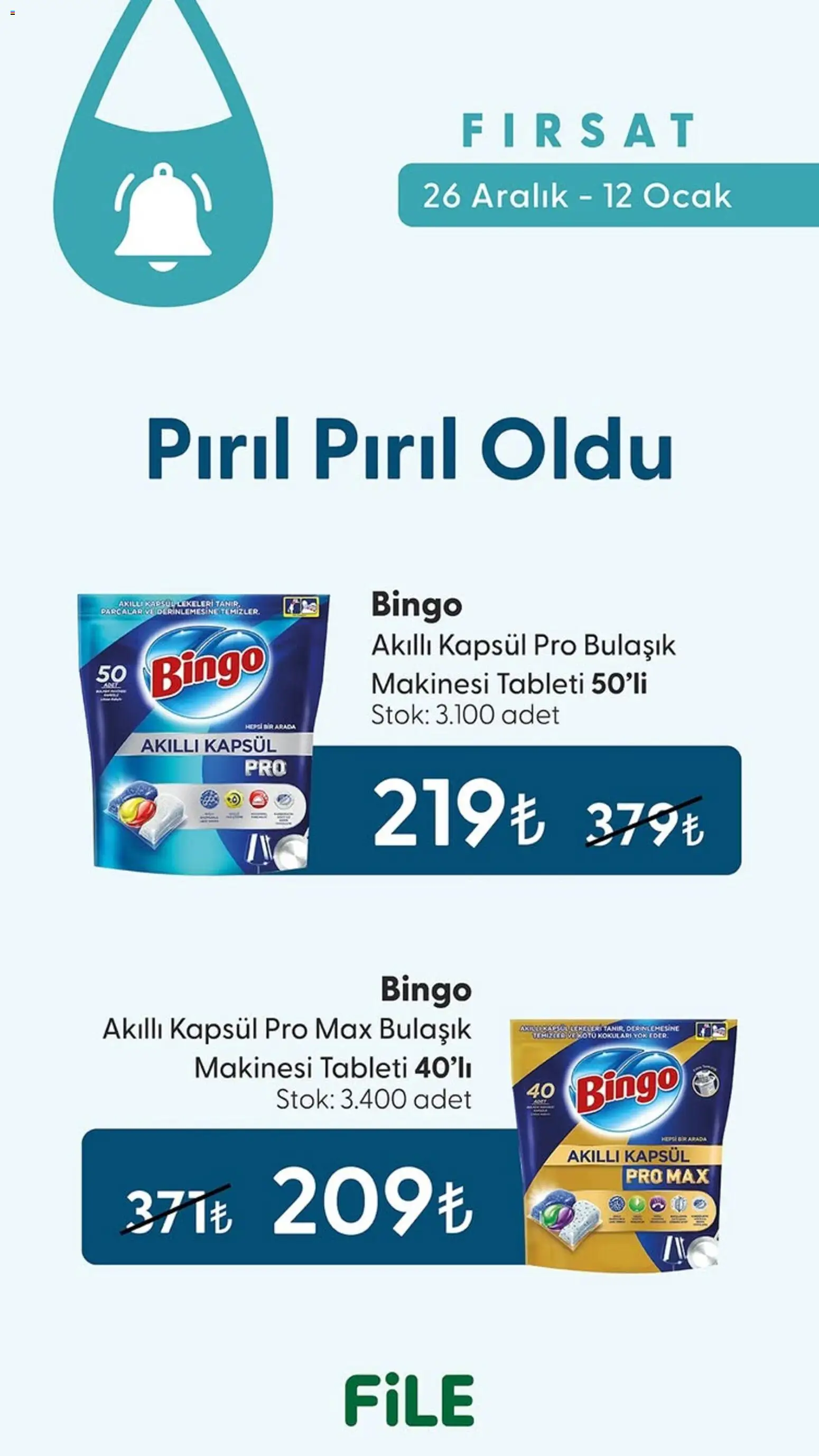 File Market İndirim - 26.12.2025 tarihinden itibaren geçerlidir | Sayfa: 2 | Ürünler: Ocak, Bulaşık makinesi