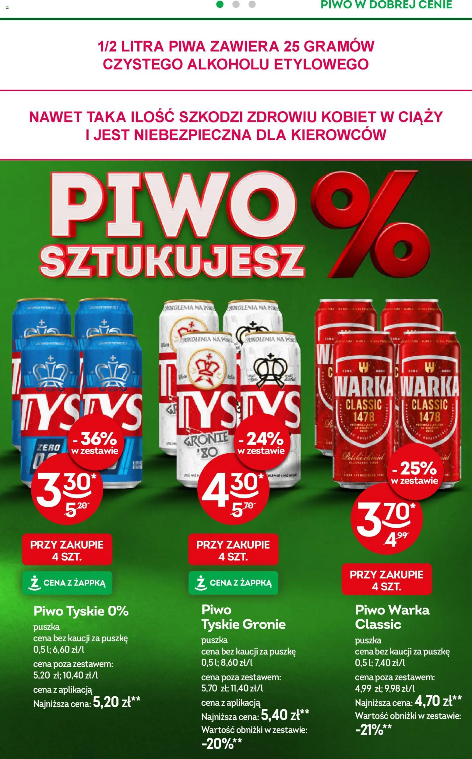 Żabka Gazetka od 30.12.2025 | Strona: 22 | Produkty: Por, Piwo Warka, Tyskie, Piwo