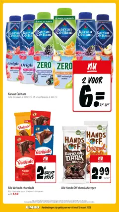 Jumbo - Folder week 10 - 4 maart t/m 10 maart - Voorbeeld van een folder van Jumbo, geldig van 04.03.2026 | Pagina: 17 | Producten: Chocolade, Kan, Fagyasztott gyümölcs, Repen