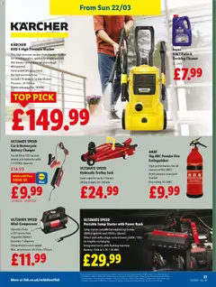 Preview of Lidl - Lidl Weekly valid from 19.03.2026 | Page: 23 | Products: Garden furniture, Pressure washer, Powder, Floor