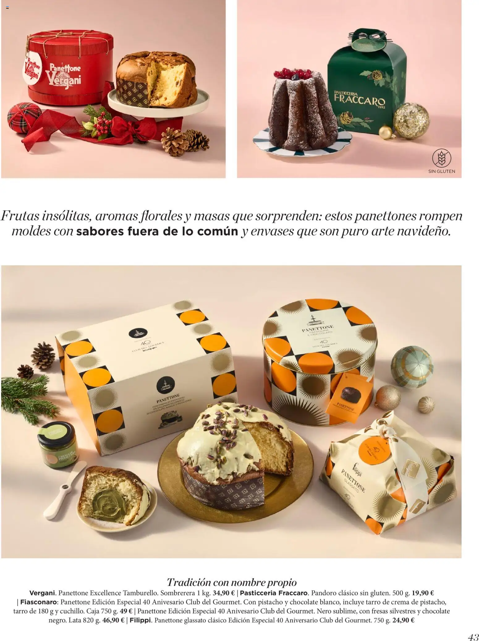 El Corte Inglés ofertas │ válido desde el 19.11.2025 | Página: 43 | Productos: Chocolate, Fresas, Crema, Caja