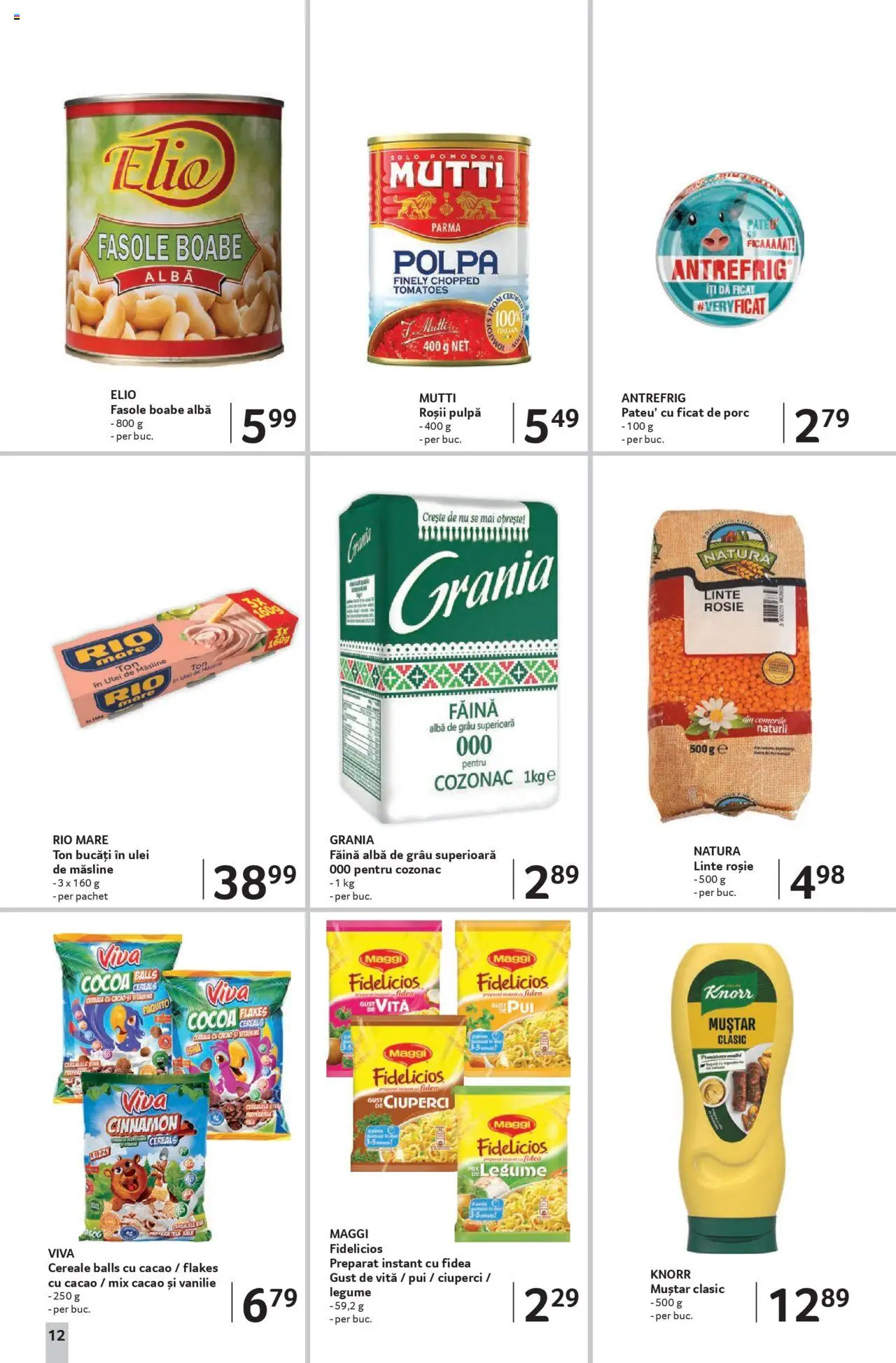 Catalog Selgros - Magazine Mici – valabil de la 22.08.2025 | Pagină: 12 | Produse: Făină, Muștar, Cereale, Legume