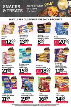 Oxford Freshmarket specials catalogue – valid from 15.10.2025 | Page: 12 | Products: Sweets, Biscuits, Snacks, Raisins