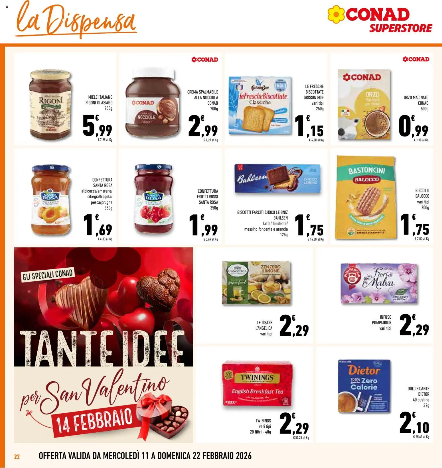 Volantino Conad del 11.02.2026 | Pagina: 22