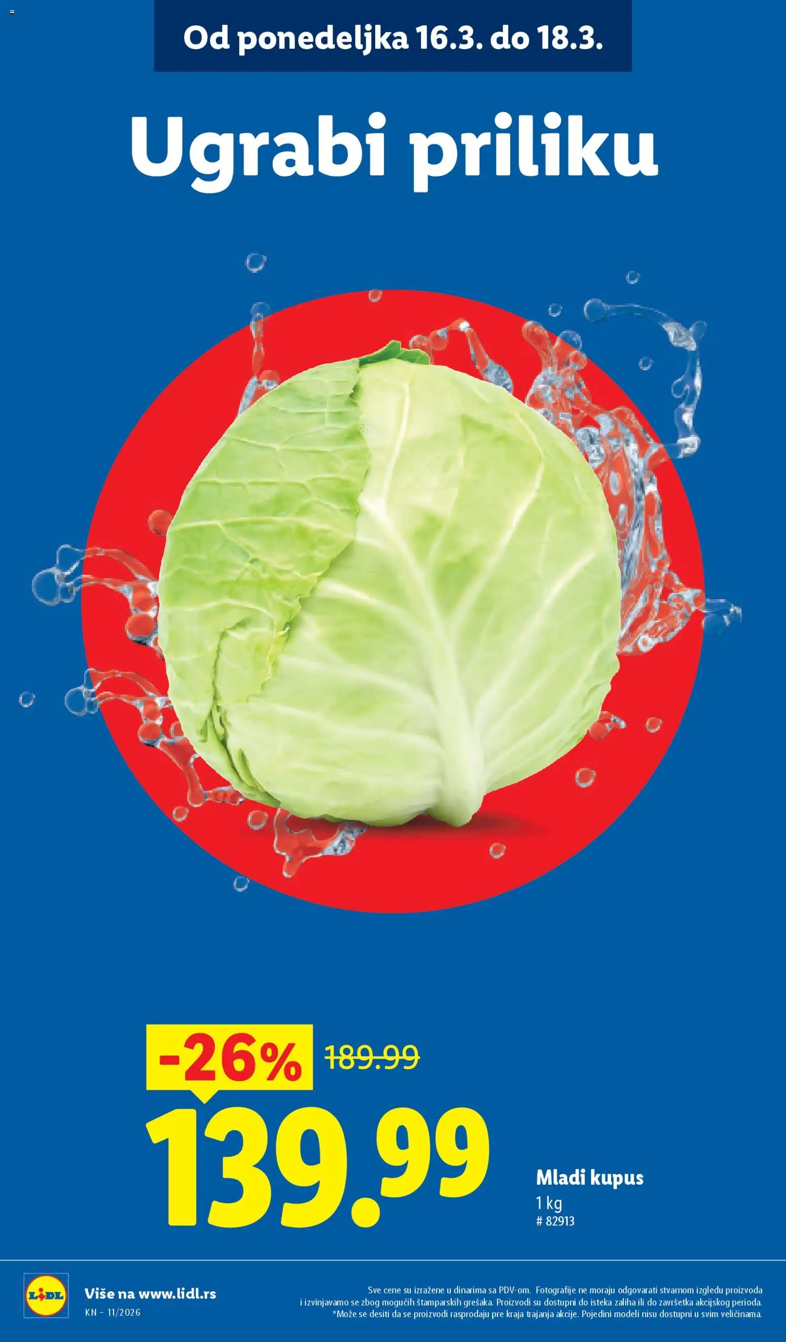 Lidl katalog - važi od 12.03.2026 | Strana: 10 | Proizvode: Kupus