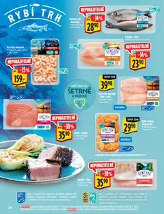 Náhled letáku Albert katalog - Hypermarket - Delikatesy od 03.12.2025 | Strana: 24 | Produkty: Ryby, Tilapie, Candát, Potraviny