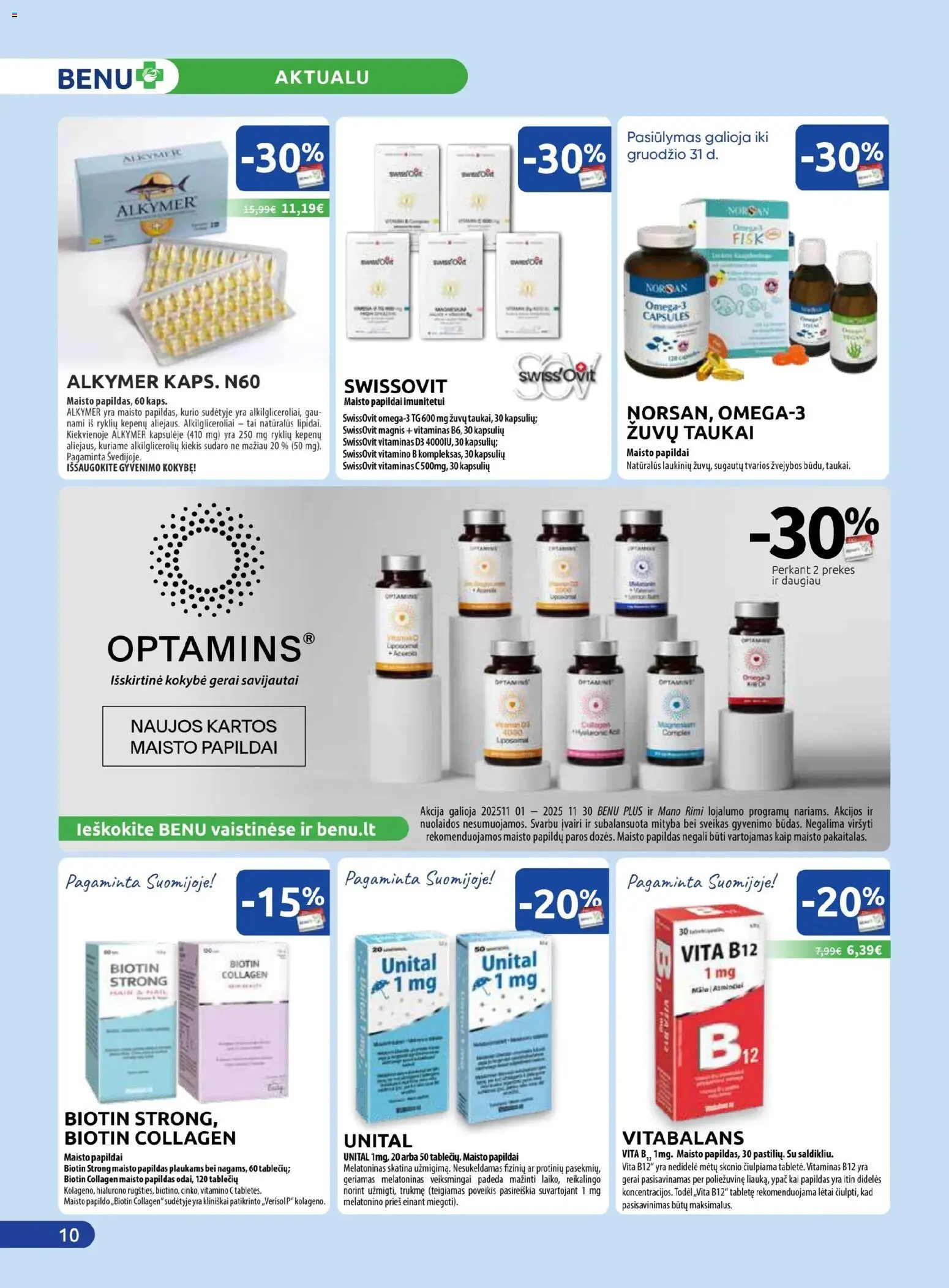 BENU akcijos nuo 01.11.2025 | Puslapis: 10
