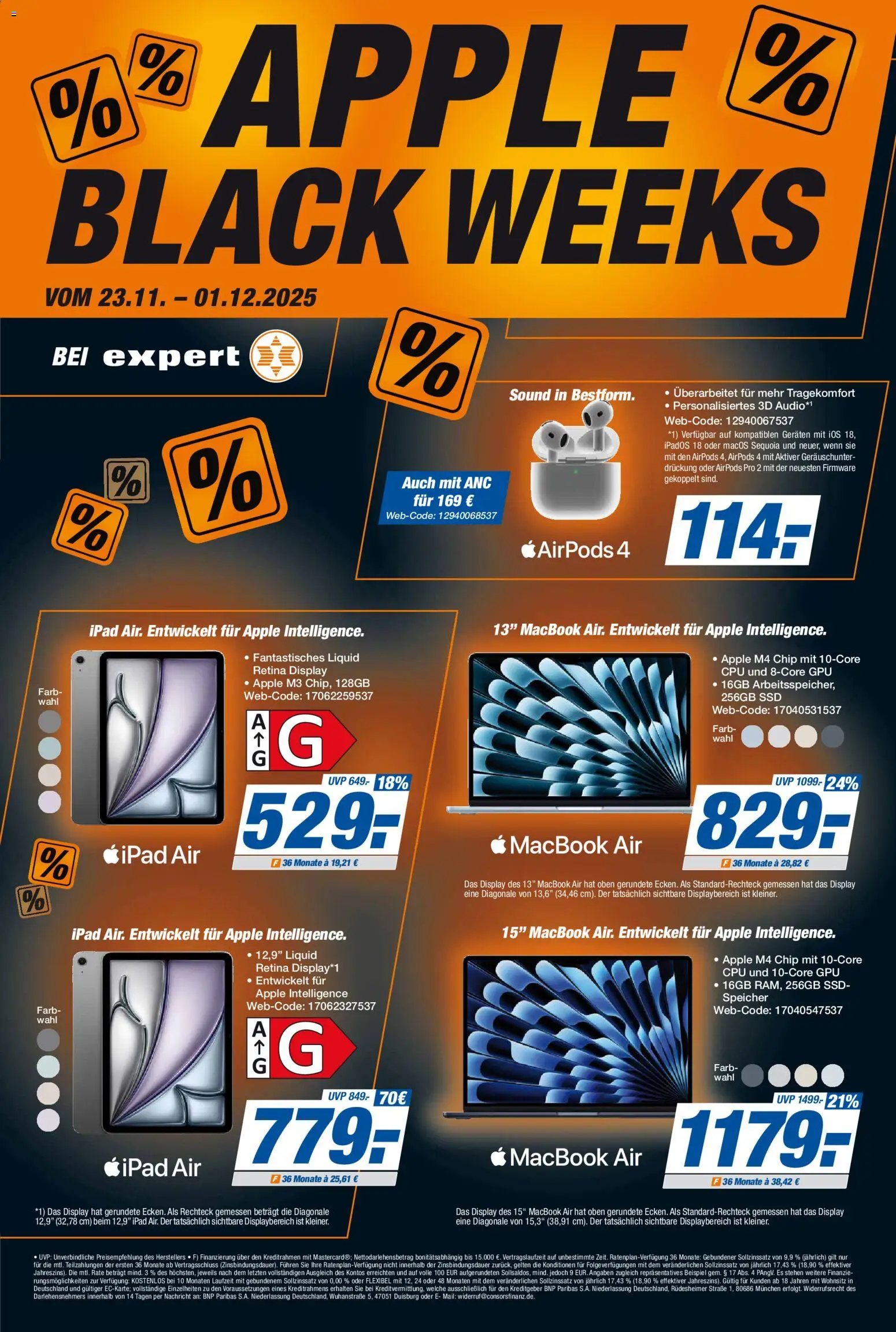 Expert - Black Friday – gültig ab 28.11.2025 | Seite: 16 | Produkte: Macbook, Airpods, Ipad, Apple
