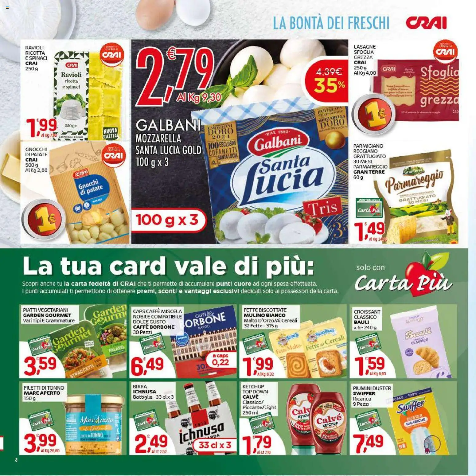 Volantino CRAI del 19.02.2026 | Pagina: 8 | Prodotti: Caffè, Ketchup, Patate, Bottiglia