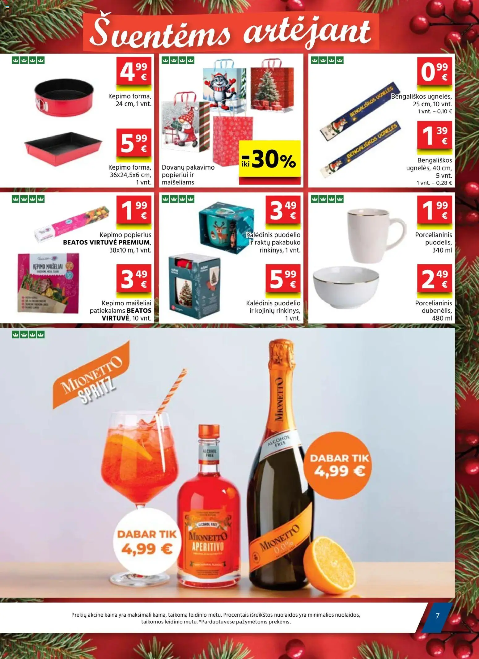 AIBE akcijos nuo 18.12.2025 | Puslapis: 7 | Prekių: Kepimo popierius