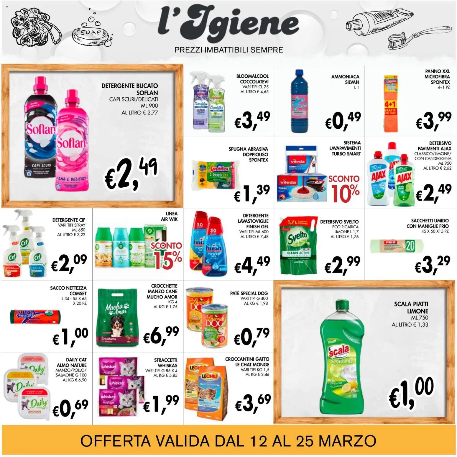 Volantino Coal del 12.03.2026 | Pagina: 23 | Prodotti: Paté, Limone, Lavastoviglie, Scala