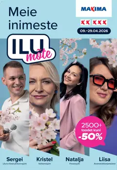 Maxima kliendilehe eelvaade alates 07.04.2026